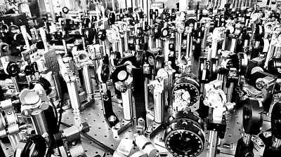 量子計(jì)算原型機(jī)“九章三號”實(shí)驗(yàn)裝置示意圖（部分）。圖片由中國科學(xué)技術(shù)大學(xué)提供